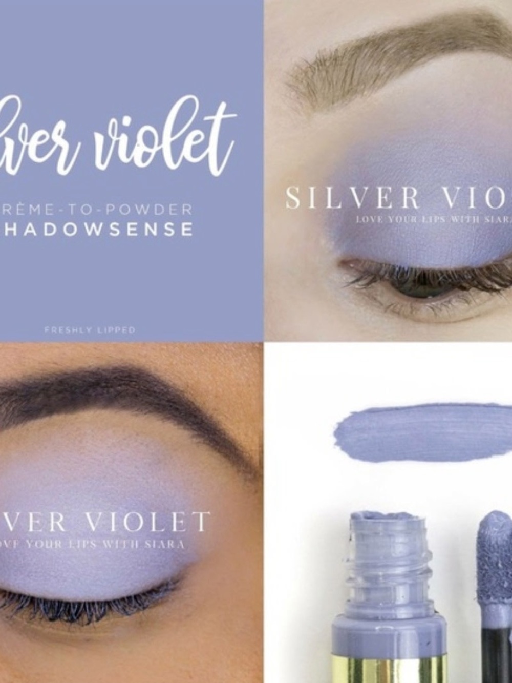 Silver Violet Creme-to-Powder Eyeshadow - Silver Violet